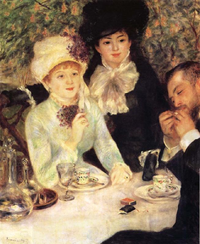 Pierre-Auguste Renoir La Fin du Dejeuner China oil painting art